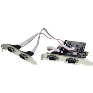 STARTECH PEX4S553 - 4 PORT NATIVE PCI EXPRESS RS232 SERIAL ADAPTER CARD
