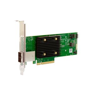 Broadcom 05-50075-01 8-Port Ext 12Gb/s SAS/SATA/PCIe (NVMe) Tri-Mode HBA 9500-8E F/S