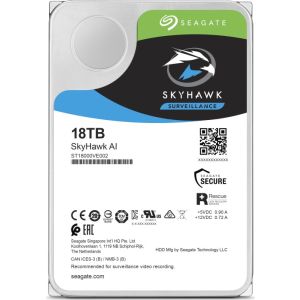 Seagate ST18000VE002 Skyhawk AI 18TB 7.2k SATA-6Gbps 512e 3.5inch HDD