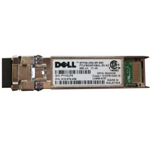 Dell FTLF8536P4BNL-FC 25Gb/s 850nm Short Wavelength SFP+ Transceiver