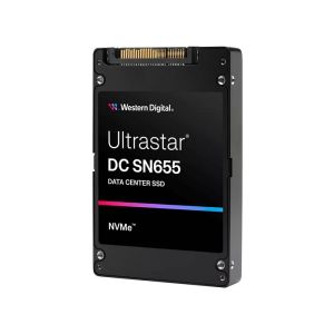 WD WUS5EA1A1ESP7E1 Ultrastar DC SN655 15.36TB PCIe Gen4, NVMe 1.4b U.3 15mm SE SSD