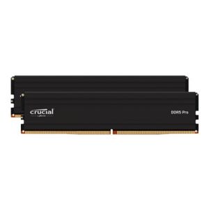 Crucial CP2K48G56C46U5 96GB (2x48GB) 5600MT/s PC5-44800 DIMM 288-pin Unbuffered DDR5 Memory kit