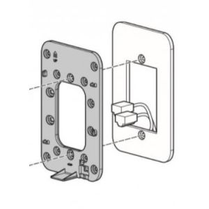 HPE R3V61A Aruba Networking AP-503H-MNT2 AP-503H Kit Dual Wall-Box Mount Adapter