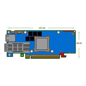 NVIDIA 900-9D3D4-00NN-HA0 BlueField-3 B3140H E-series HHHL SuperNIC 400GbE (default mode) /NDR IB Single-port QSFP112 PCIe Gen5.0 x16 8 Arm cores 16GB on board DDR Integrated BMC Crypto Disabled