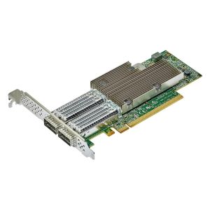 Broadcom BCM957508-P2100G Dual-Port 100 Gb/s QSFP56 Ethernet PCI Express 4.0 x16 Network Interface Card Ref