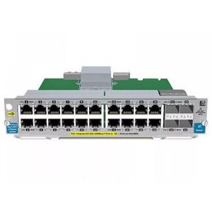 HPE J9536A 20-Port GIG-T PoE+ 2-Port SFP+ V2 ZL Ref Expansion Module New