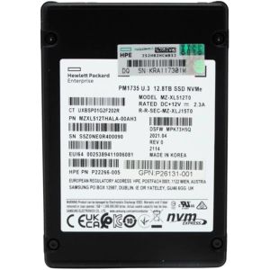 Samsung PM1735 MZ-XL512T0 SSD 12.8TB PCIe 4.0 x8 (NVME) HPE OEM Refurbished