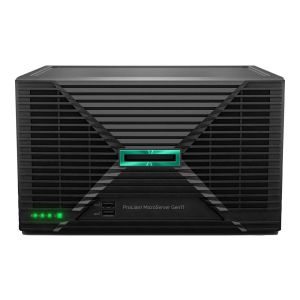HPE P74440-005 MicroServer Gen11 E-2434 32GB-U 4LFF-NHP 4TBH DD 180W External PS NA Server