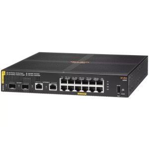 HPE R8N89A Aruba 6000 12G Class4 PoE 2G/2SFP 139W Switch New