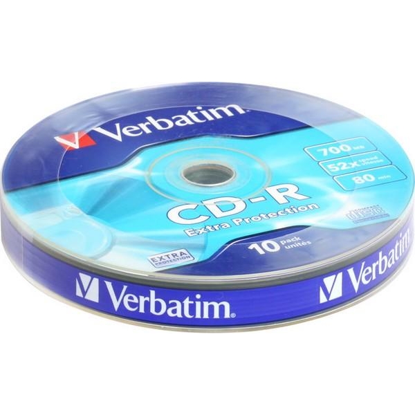 Verbatim CD-R 52X 700MB 10PK OPS Wrap EP 10 pc(s)
