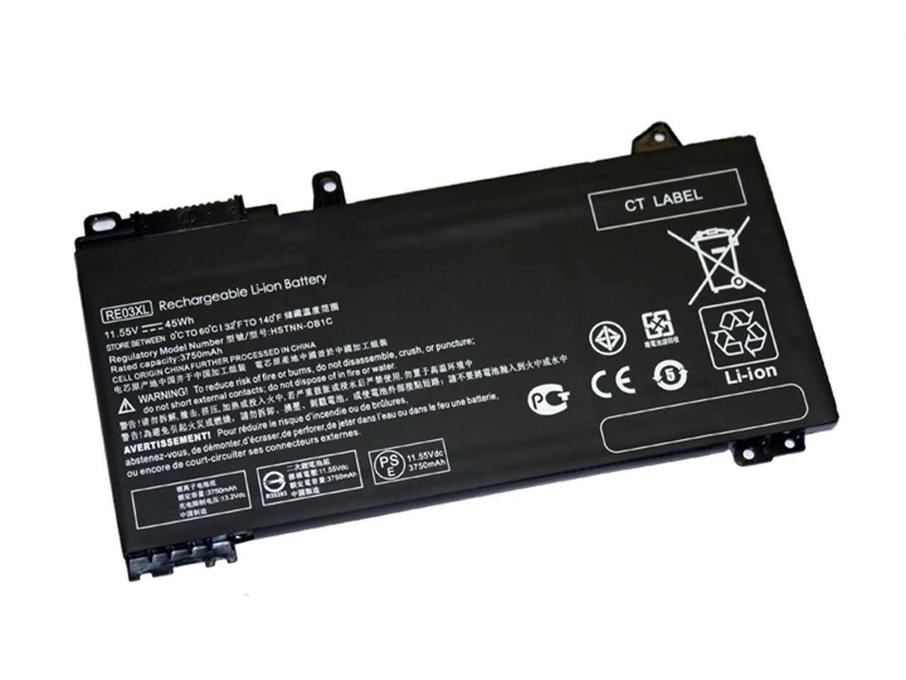 2-Power Main Battery Pack 11.55V 3750mAh Replaces L32656-002