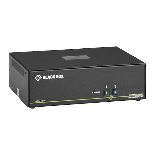Black Box SECURE KVM SWITCH; SH; 2-PORT; HDMI; USB
